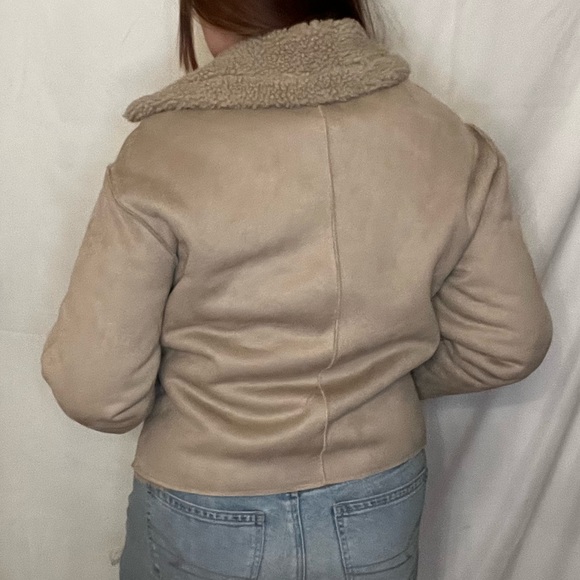 H&M “Suede” Cross-zip Jacket - Picture 2 of 5